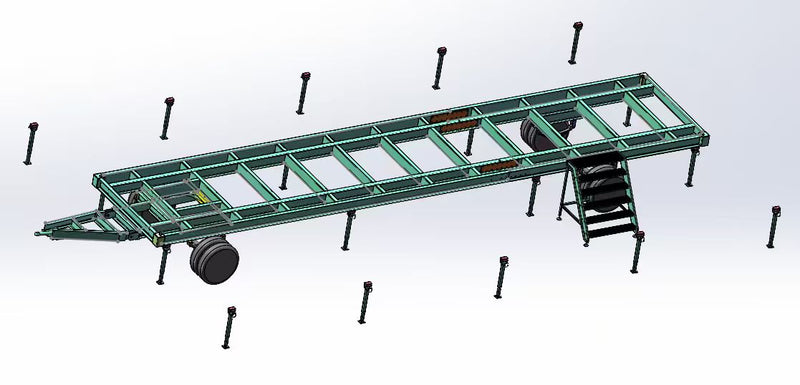 40ft/12m Trailer-For 40ft Expandable Home