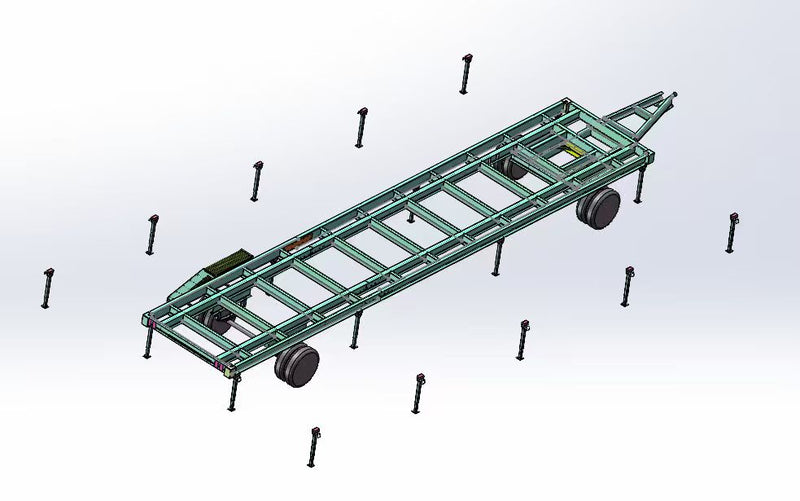 40ft/12m Trailer-For 40ft Expandable Home