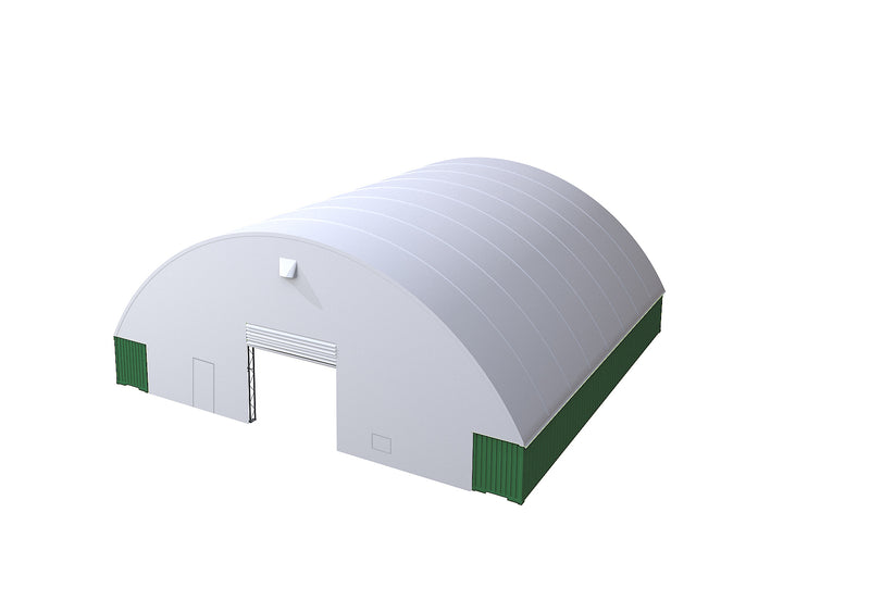 40x40ft (12x12m) Double Truss Front Wall Door + Winch