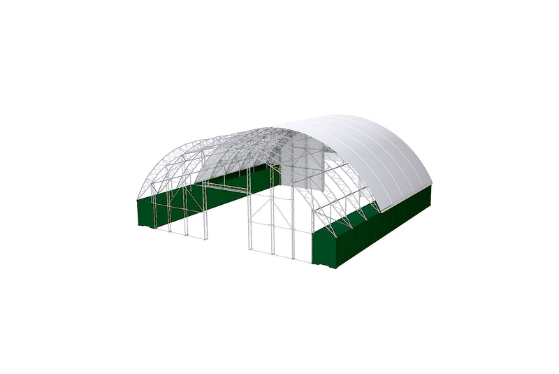 40ft (12m) Double Truss Fixed Tube End Wall