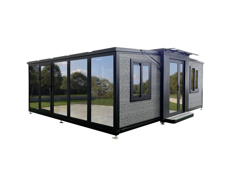20ft Type C Expandable Home -2 bed&Glass Sidewall（Cladding&Glasswall)