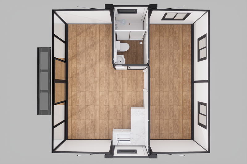 20ft Type B Expandable-1 Bed