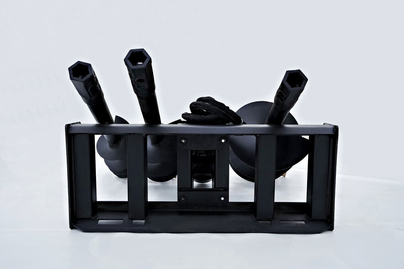 Skid Steer Auger with 3 Bits in 9", 12", 18"