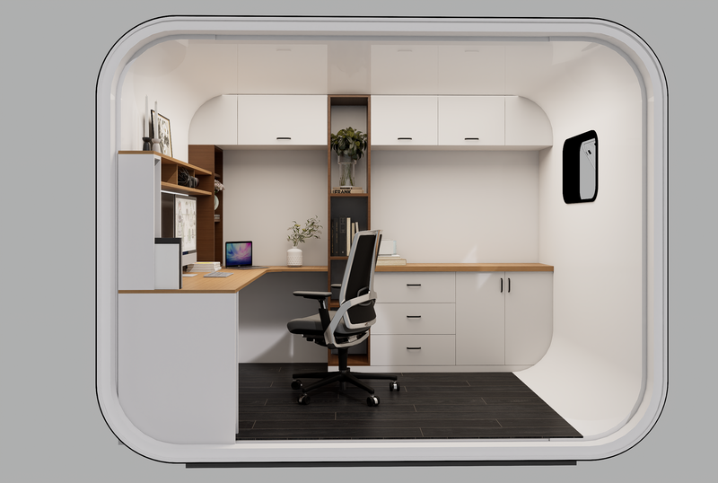 3m Backyard Office Pod -Cabinetry