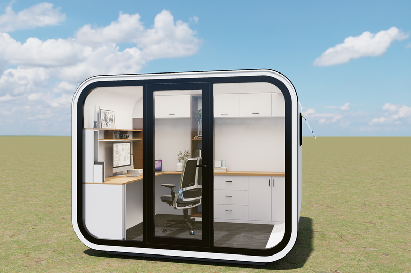 3m Backyard Office Pod -Cabinetry