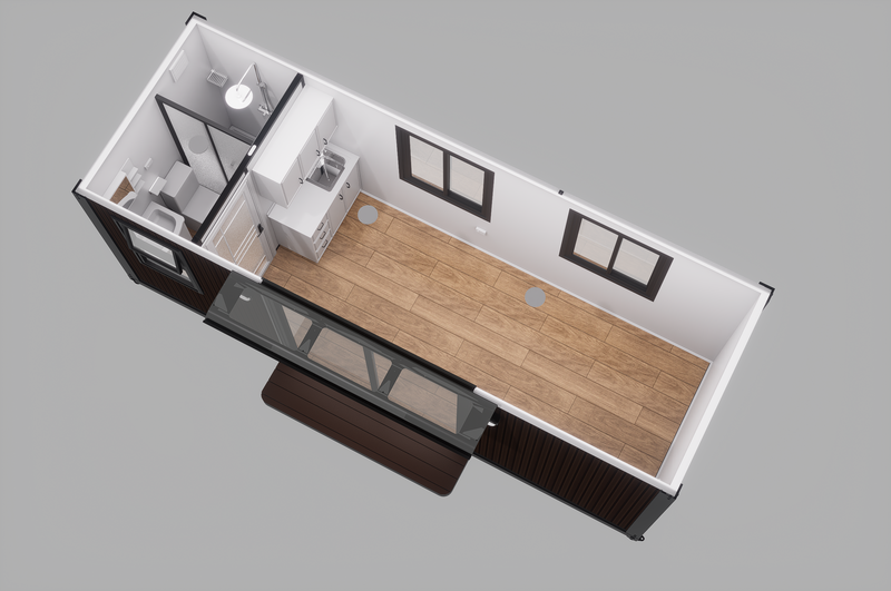 6m Backyard Studio D-Bath/Kitchenette
