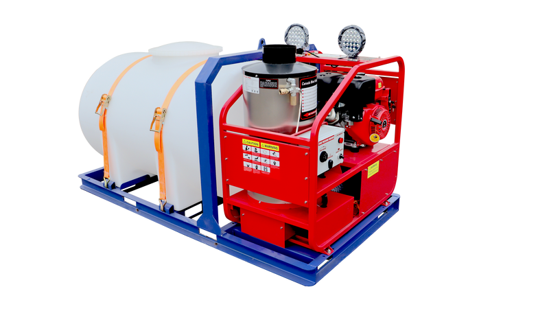 4000 PSI Commercial Hot Water Pressure Washer with Water Tank