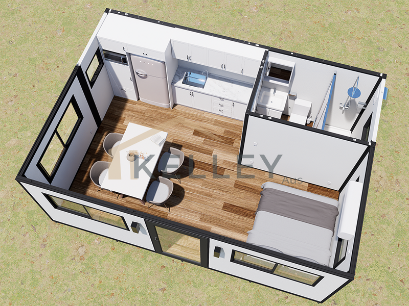 N01-13ft Expandable Home-1 Bed