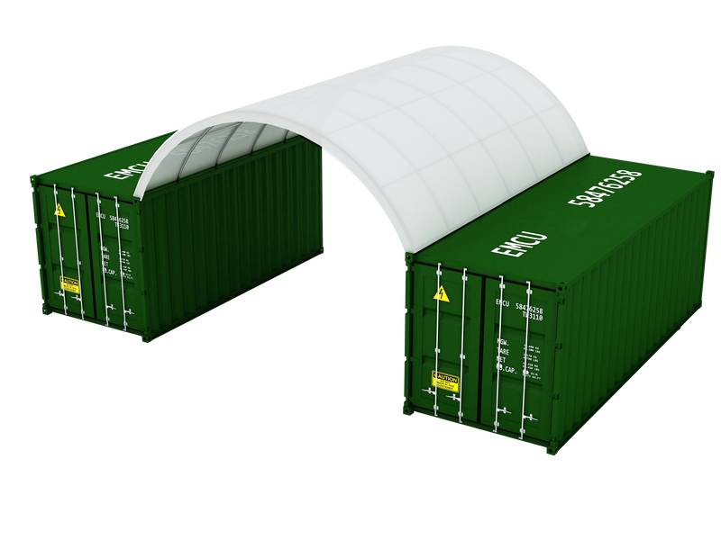 C2020 20ft x 20ft Container Dome (6m x 6m)