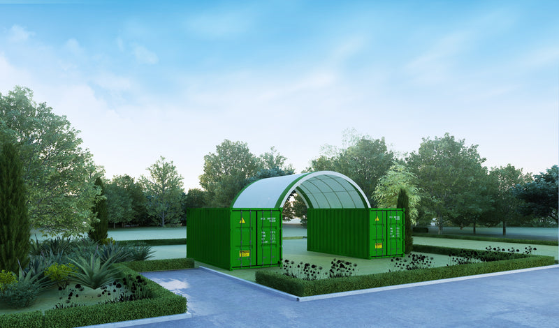 C2020 20ft x 20ft Container Dome (6m x 6m)
