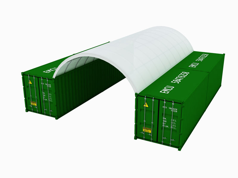 C2040 20ft x 40ft Container Dome (6m x 12m)