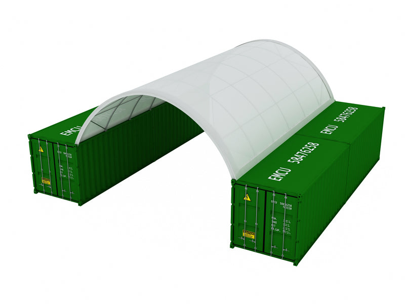 C2640 26ft x 40ft Container Dome (8m x 12m)