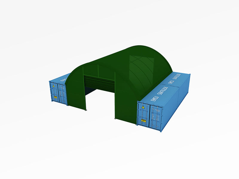 C3340 33ft x 40ft Container Dome (10m x 12m)