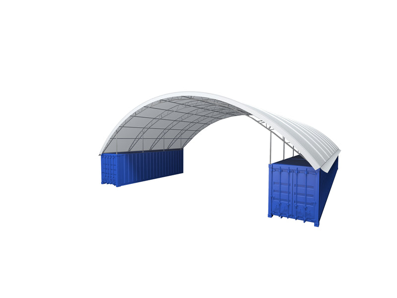 C604020s 60ft x 40ft Container Dome (18m x 12m)-Double Truss&Welding